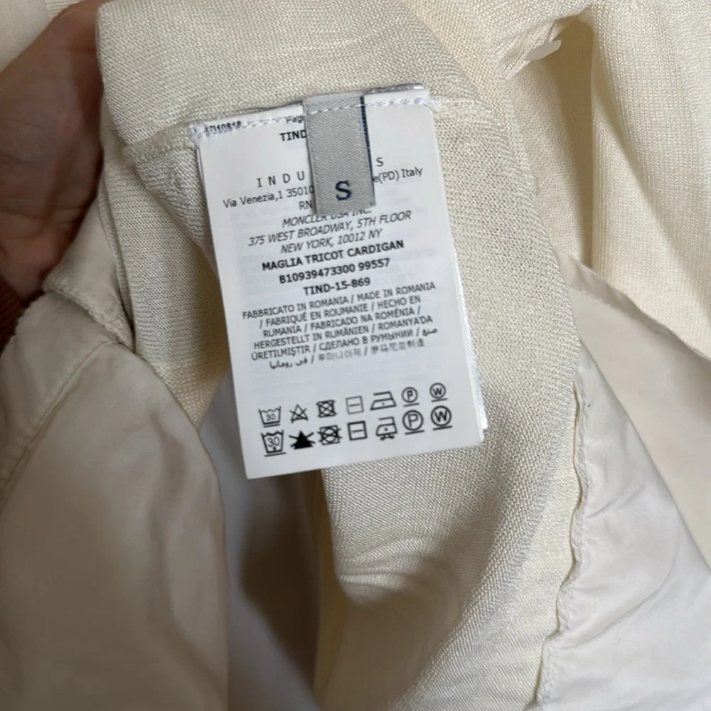 MONCLER Maglia Tricot cardigan. Size small